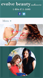 Mobile Screenshot of evolvebeauty.ca